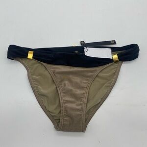 ViX taupe and black bikini bottoms NWT